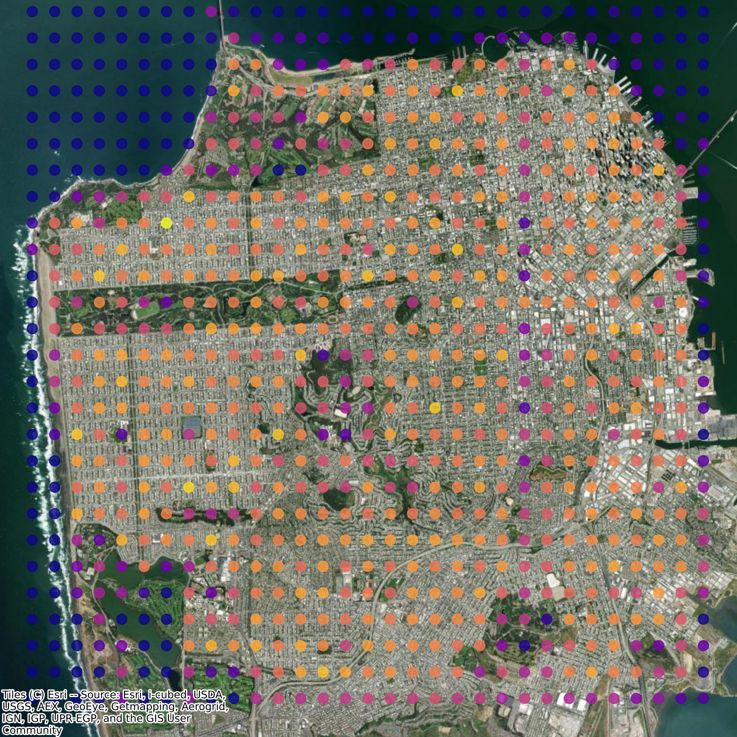 Image distribution over SF
